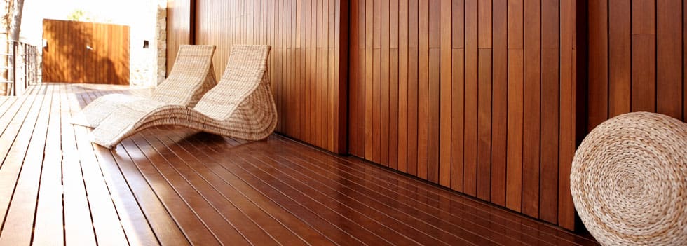 Ipé wood decking